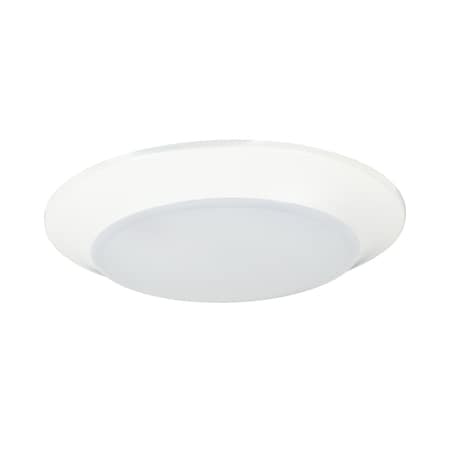 Jesco Flush Mount LED 8 Round Disk 27W 5CCT 90CRI WH CM405RA-L-SW5-WH
